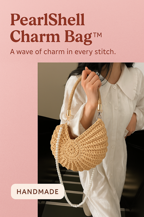 Seashell Charm Crossbody Bag