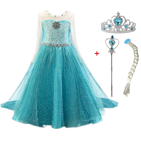❄️ Frozette™️ – Elsa Princess Dress for Kids