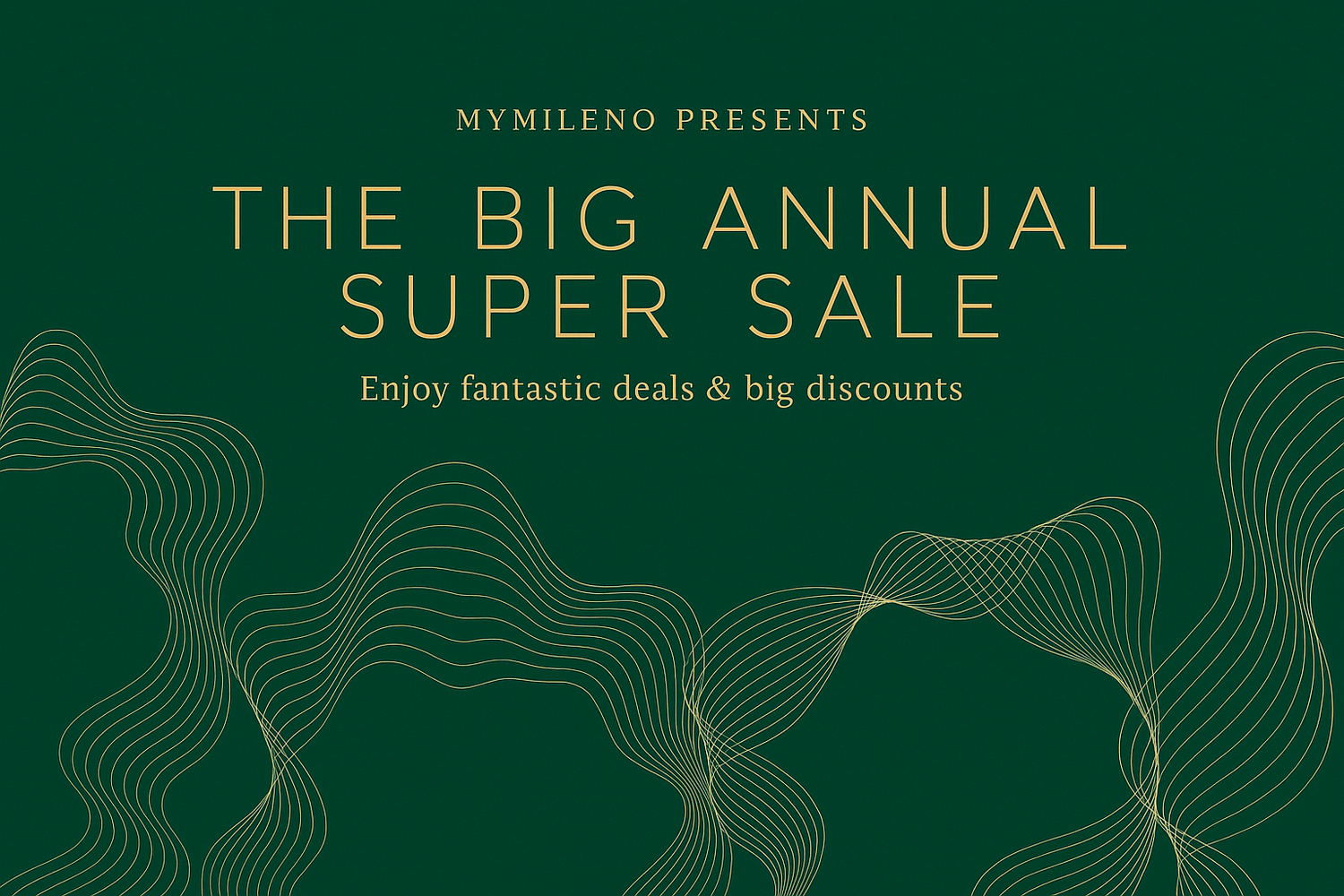 BIG ANNUAL SALE