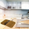 BladeVault™ 7-Slot Waterproof Canvas Chef Knife Roll – Portable Professional Knife Storage & Carry Bag
