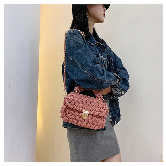 “Handira™ – Handmade Crossbody Bag ✨ A Unique Treasure Crafted With Care.”