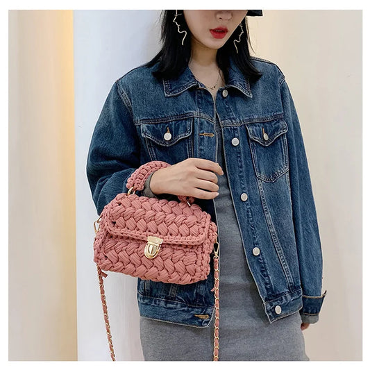 “Handira™ – Handmade Crossbody Bag ✨ A Unique Treasure Crafted With Care.”