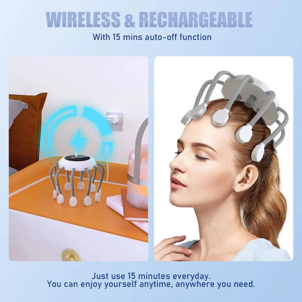 Relaxing Octopus Head Massager