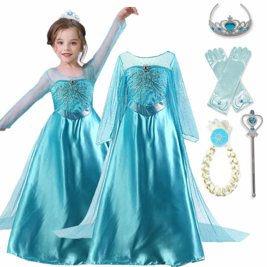 ❄️ Frozette™️ – Elsa Princess Dress for Kids