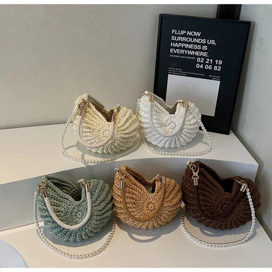 PearlShell Charm Bag™A wave of charm in every stitch. HANDMADE