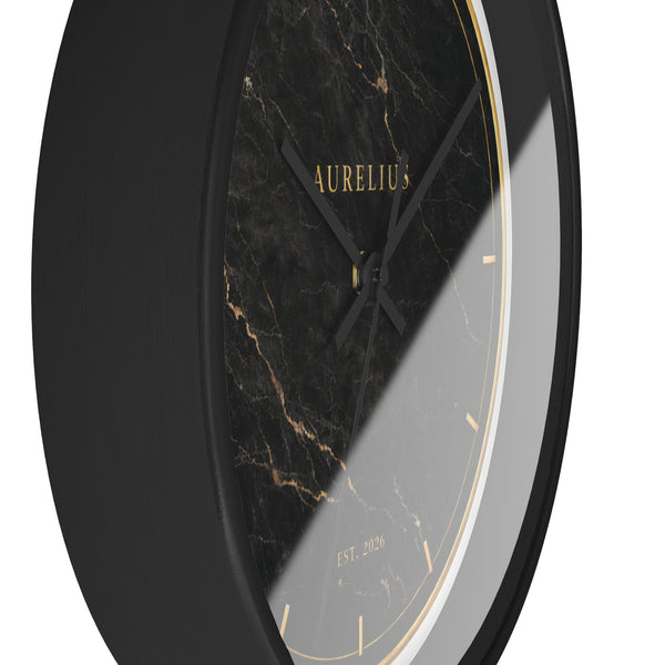 Aurelius Marble Gold Wall Clock
