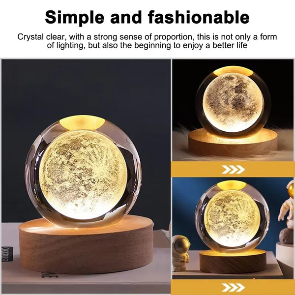 Galaxy Mood Crystal Lamp